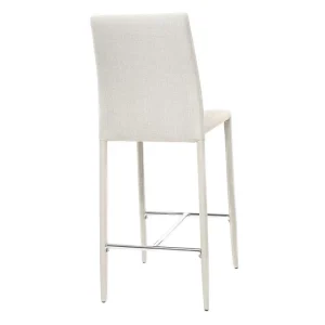Vente Tabourets De Bar Design Gris Clair (lot De 2) TALOS 18