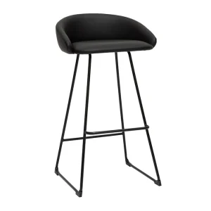 REMISE allant jusqu. Tabourets De Bar Design Noirs H75 Cm (lot De 2) REYNOLD 13