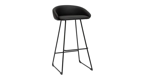 REMISE allant jusqu. Tabourets De Bar Design Noirs H75 Cm (lot De 2) REYNOLD 4