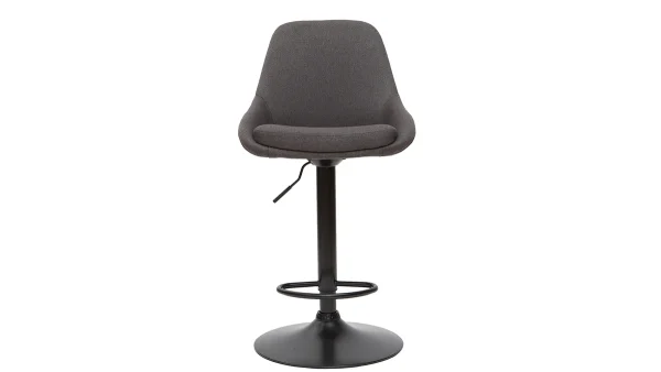 Tabourets De Bar Design Réglables Gris Foncé (lot De 2) HOLO 3