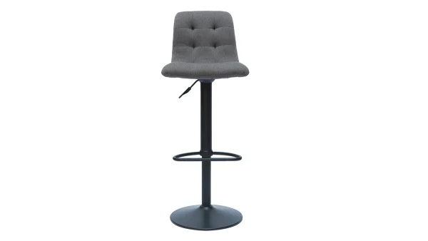 Tabourets De Bar Design Réglables Gris (lot De 2) ESCAPE a Prix Discount 3