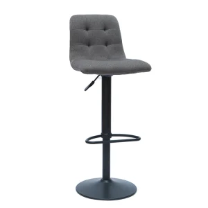Tabourets De Bar Design Réglables Gris (lot De 2) ESCAPE a Prix Discount 14