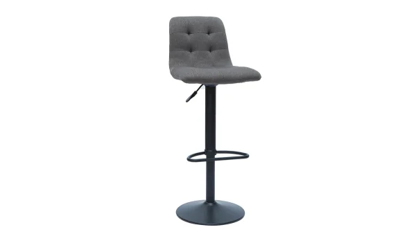Tabourets De Bar Design Réglables Gris (lot De 2) ESCAPE a Prix Discount 4