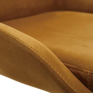 Tabourets De Bar Design Réglables Velours Bronze (lot De 2) HOLO de garantie authentique 19