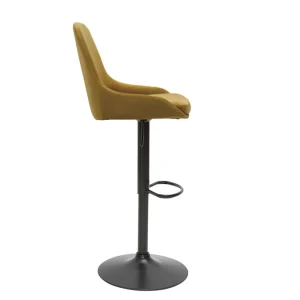 Tabourets De Bar Design Réglables Velours Bronze (lot De 2) HOLO de garantie authentique 15