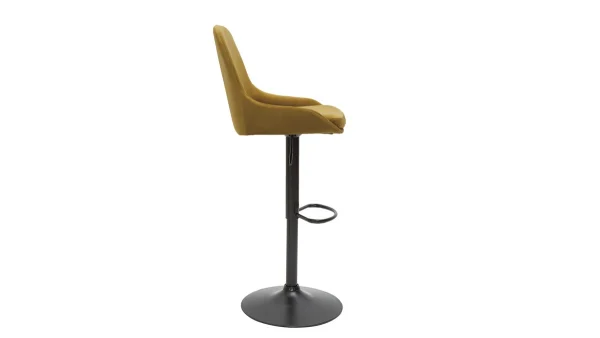 Tabourets De Bar Design Réglables Velours Bronze (lot De 2) HOLO de garantie authentique 5