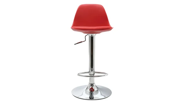 Tabourets De Bar Design Rouges (lot De 2) STEEVY 3