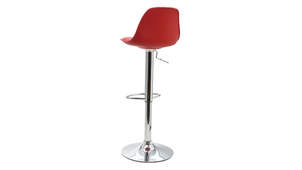 Tabourets De Bar Design Rouges (lot De 2) STEEVY 5