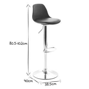 Tabourets De Bar Design Rouges (lot De 2) STEEVY 16