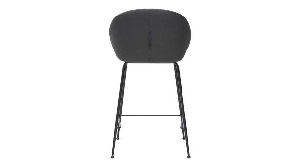 prix le plus bas Tabourets De Bar Design Tissu Gris Foncé 65 Cm (lot De 2) SHERU 6