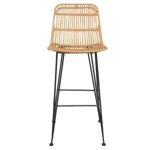 luxe soldes Tabourets De Bar En Rotin (lot De 2) MALACCA 13