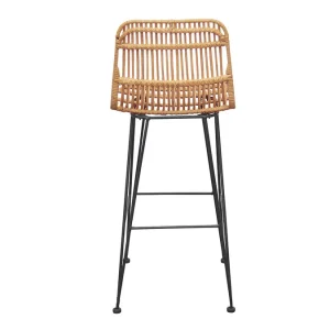 luxe soldes Tabourets De Bar En Rotin (lot De 2) MALACCA 19