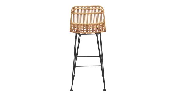luxe soldes Tabourets De Bar En Rotin (lot De 2) MALACCA 6