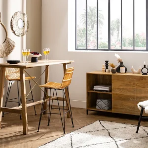 luxe soldes Tabourets De Bar En Rotin (lot De 2) MALACCA 23