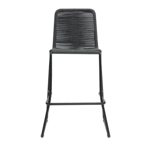 achat Tabourets De Bar Intérieur/exterieur Cordage Gris 72 Cm (lot De 2) YORGO 14