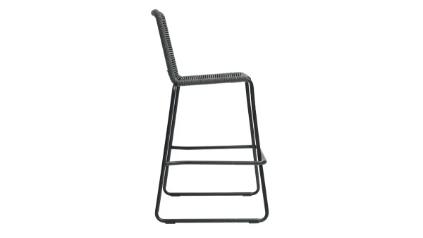 achat Tabourets De Bar Intérieur/exterieur Cordage Gris 72 Cm (lot De 2) YORGO 5