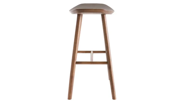 authentiques Tabourets De Bar Noyer H65 Cm (lot De 2) DEMORY 5