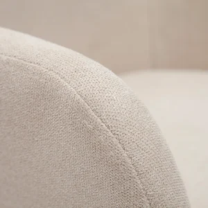 Tabourets De Bar Réglables Tissu Effet Velours Beige Et Métal (lot De 2) AMIKA 20