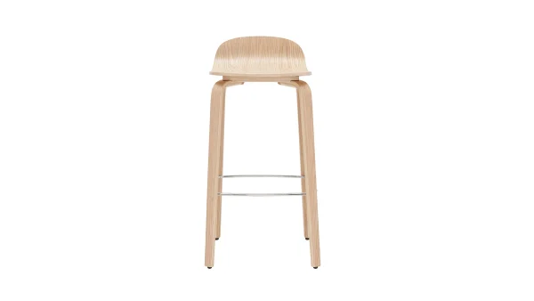 Tabourets De Bar Scandinaves Bois Chêne H68 Cm (lot De 2) OBRA excellent qulity 3