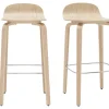 Tabourets De Bar Scandinaves Bois Chêne H68 Cm (lot De 2) OBRA magasin solde 23