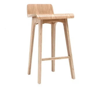 Tabourets De Bar Scandinaves Bois Clair H65 Cm (lot De 2) BALTIK à prix imbattables 13