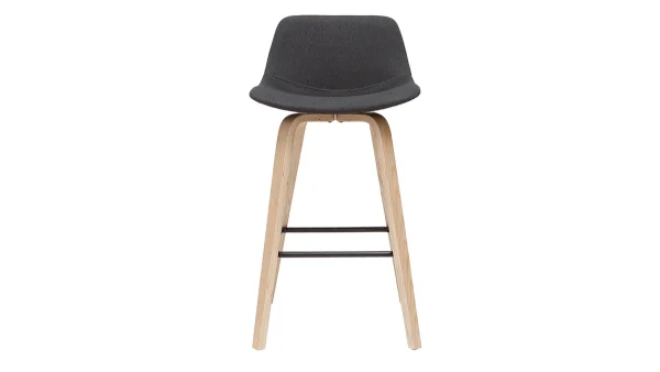 grande qualité Tabourets De Bar Scandinaves Gris Foncé H65 Cm (lot De 2) NONIE 3