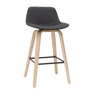 grande qualité Tabourets De Bar Scandinaves Gris Foncé H65 Cm (lot De 2) NONIE 13