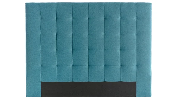 Tête De Lit Capitonnée En Tissu Bleu Canard L160 Cm HALCIONA boutique en ligne 1