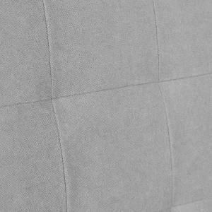 Tête De Lit Capitonnée En Tissu Gris L180 Cm HALCIONA 10