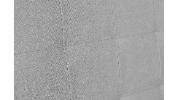 Tête De Lit Capitonnée En Tissu Gris L180 Cm HALCIONA 4