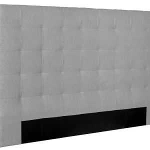 Tête De Lit Capitonnée En Tissu Gris L180 Cm HALCIONA 8
