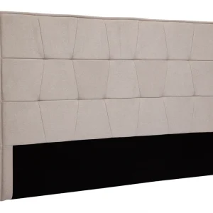 Tête De Lit En Tissu Effet Velours Beige L170 Cm SUKA 9