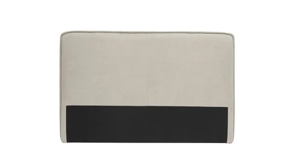 Tête De Lit En Tissu Effet Velours Naturel L175 Cm MARCIA 1