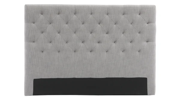 Tête De Lit En Tissu Gris Clair L160 Cm ENGUERRAND 1