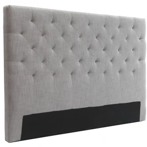 Tête De Lit En Tissu Gris Clair L160 Cm ENGUERRAND 9
