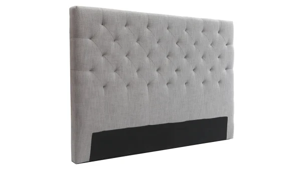 Tête De Lit En Tissu Gris Clair L160 Cm ENGUERRAND 3