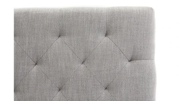 Tête De Lit En Tissu Gris Clair L160 Cm ENGUERRAND 4