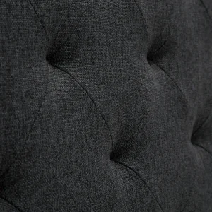 Tête De Lit En Tissu Gris Foncé L140 Cm ENGUERRAND 11