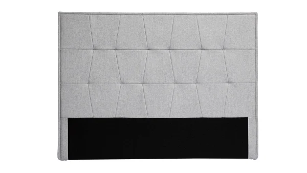 Tête De Lit En Tissu Gris L150 Cm SUKA 1
