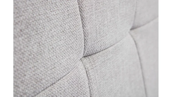 Tête De Lit En Tissu Gris L150 Cm SUKA 4