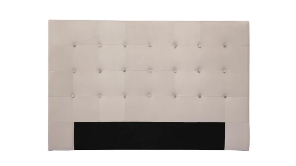 De super promotions disponibles Tête De Lit En Tissu Velours Taupe L170 Cm LUTECE 1