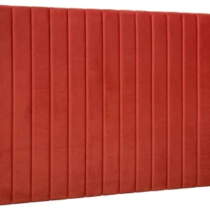 Livraison gratuite Tête De Lit En Tissu Velours Terracotta L170 Cm NEHA 8