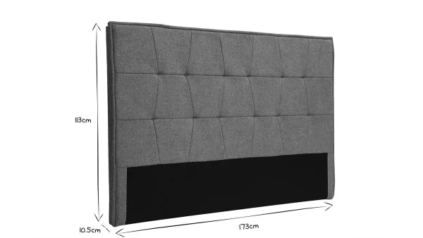 grossiste en ligne Tête De Lit En Tissu Vert Céladon L170 Cm SUKA 5