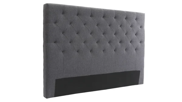 Tête De Lit Tissu Gris Foncé L160 Cm ENGUERRAND 3