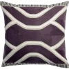 Achat Coussin Brodé Ethnique Violet Raisin 45 X 45 Cm YELO 10