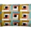 Coussin Brodé Multicolore 40 X 65 Cm PINTA Promotio de vente 8