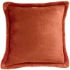 Coussin Doux Rouge Tomette 50 X 50 Cm FERO meilleure qualité 13