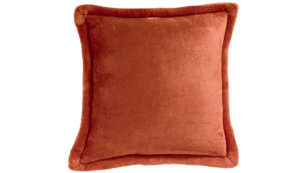 REMISE allant jusqu. Coussin Doux Rouge Tomette 50 X 50 Cm FERO 1