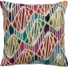 garantie de qualité Coussin En Coton Brodé Multicolore 45 X 45 Cm ETIK 11