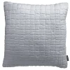 Officielle Coussin En Coton Texturé Gris Perle 45 X 45 Cm WAFLE 10